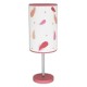 Luminaire fille Plumes Rose