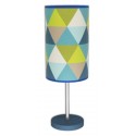 lampe design - Triangle Bleu