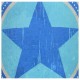 Zoom imprimé etoile bleue applique murale Star Boy