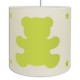 Luminaire pafonnier Oursons coloris anis